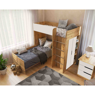 Кровать комната Bed Room №3 дуб тахо