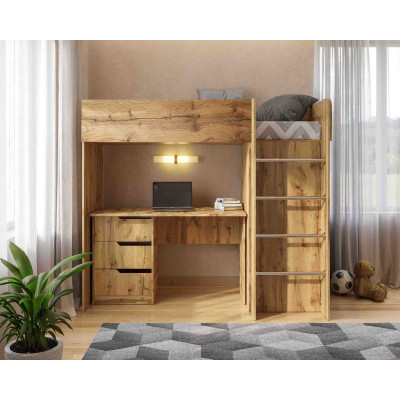 Кровать комната Bed Room №3 дуб тахо