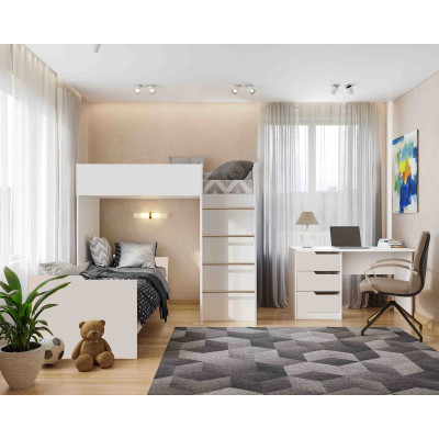Кровать комната Bed Room №3 белый