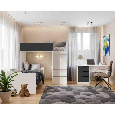Кровать комната Bed Room №3 белый