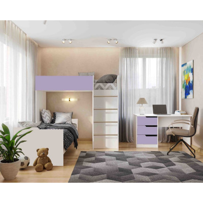 Кровать комната Bed Room №3 белый