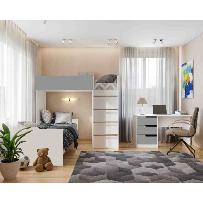 Кровать комната Bed Room №3 белый