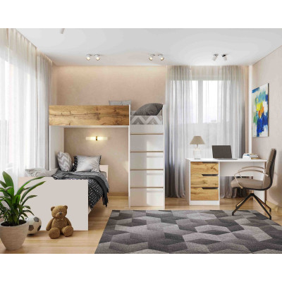 Кровать комната Bed Room №3 белый